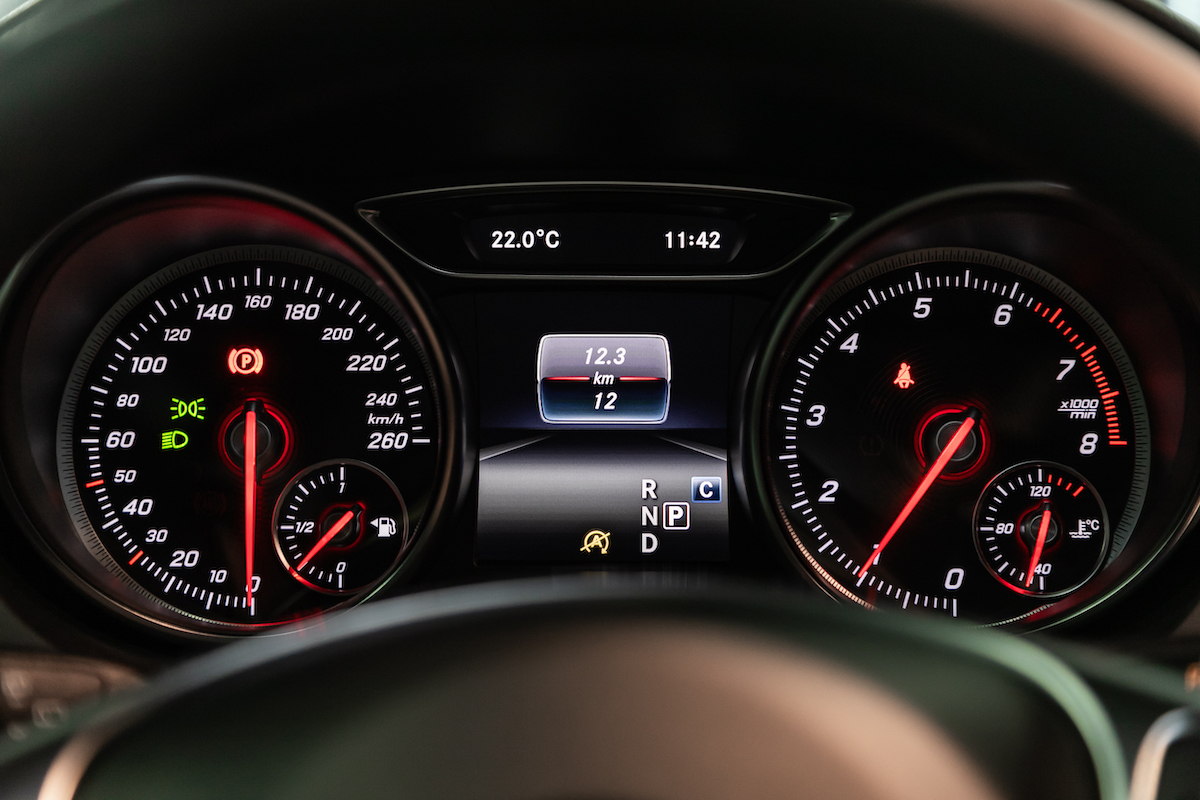 Car speedometer